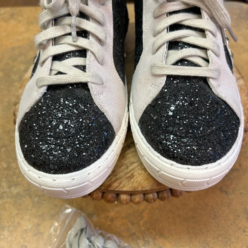 Vintage Havana Dormy Glitter High-Top Sneakers